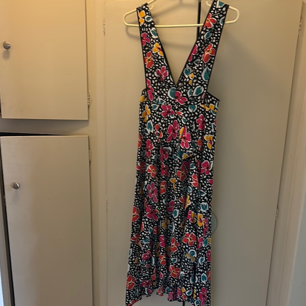 Floral Sleeveless Dress - Multicolor